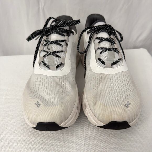 On Cloudmonster Shoes Mens Size 12 White Gray Running Cloud CloudTec OC - Picture 3 of 10